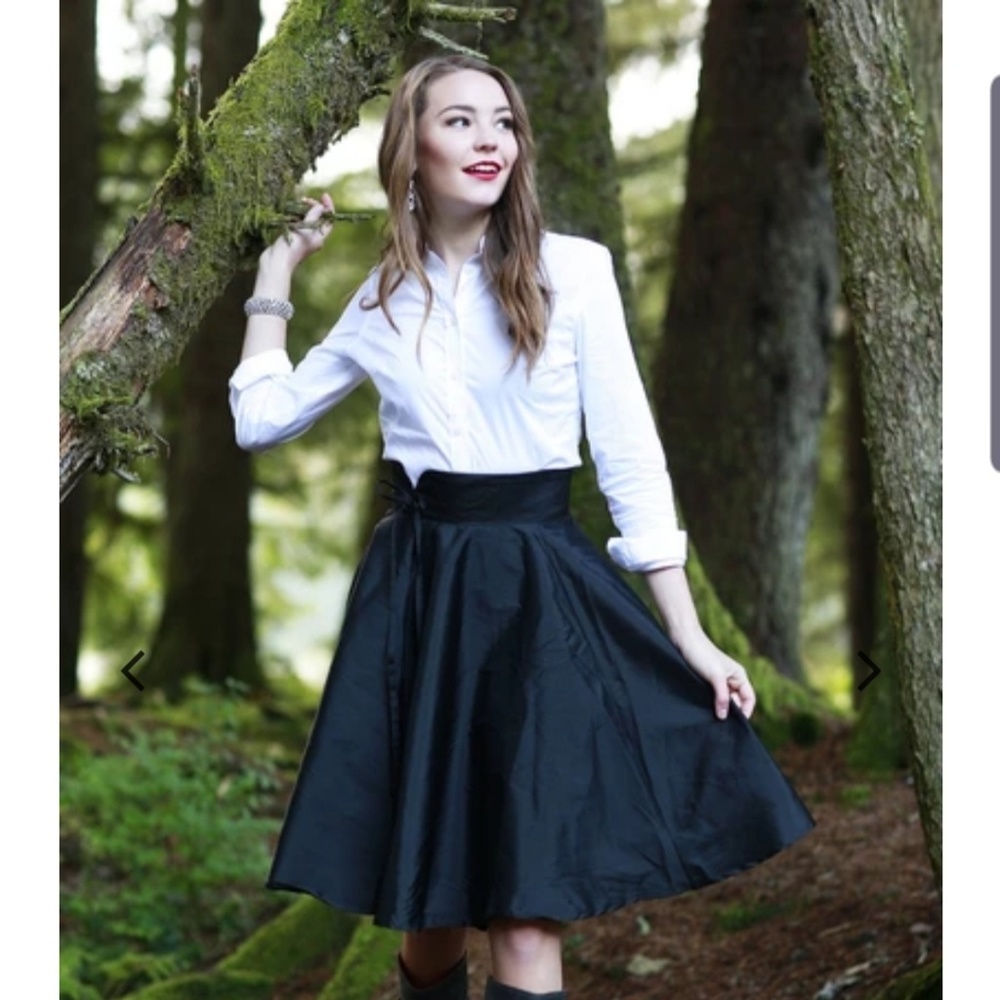 NWT Black Celeste Skirt